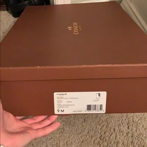 COACH LACE UP RAIN BOOTS